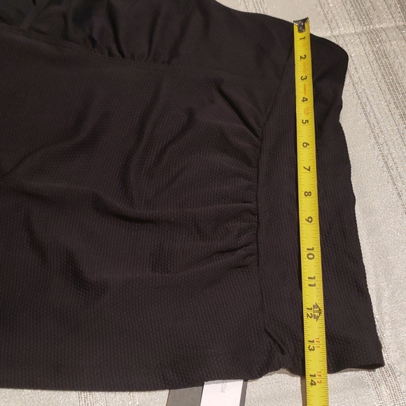 TOPSHOP Tex Halter Tankini Top Maternity NEW Halter Style Black NWT Sz 8🎉HP x4 - Picture 12 of 14